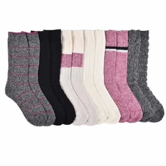 Accessories - Lucky Brand Ladies Boot Socks SUPER SIFT 6-pair Pack NEW